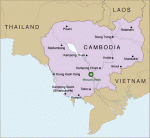 Phnom Pehn international airport map
